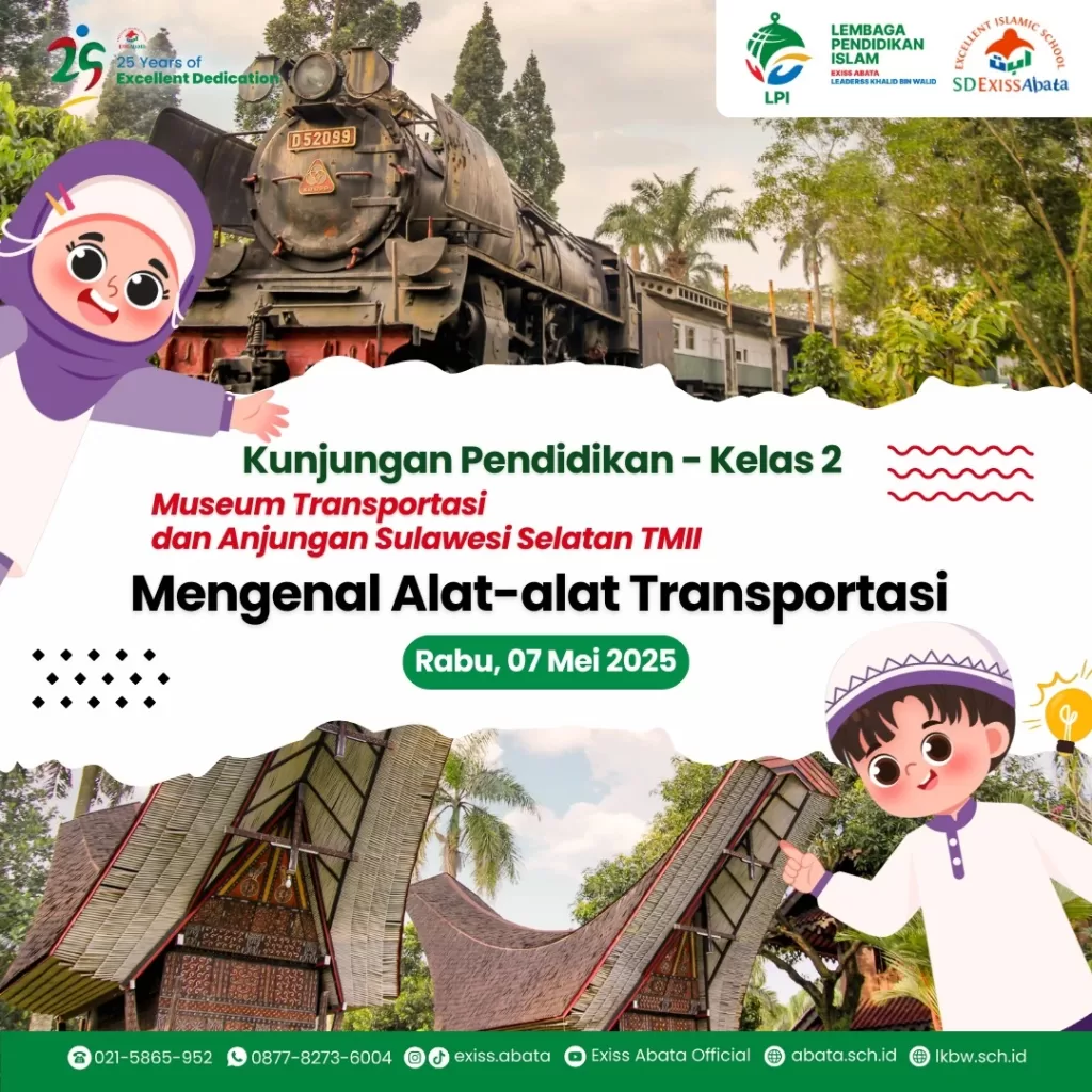 Kunjungan Pendidikan Kelas 2 ke Taman Mini Indonesia Indah