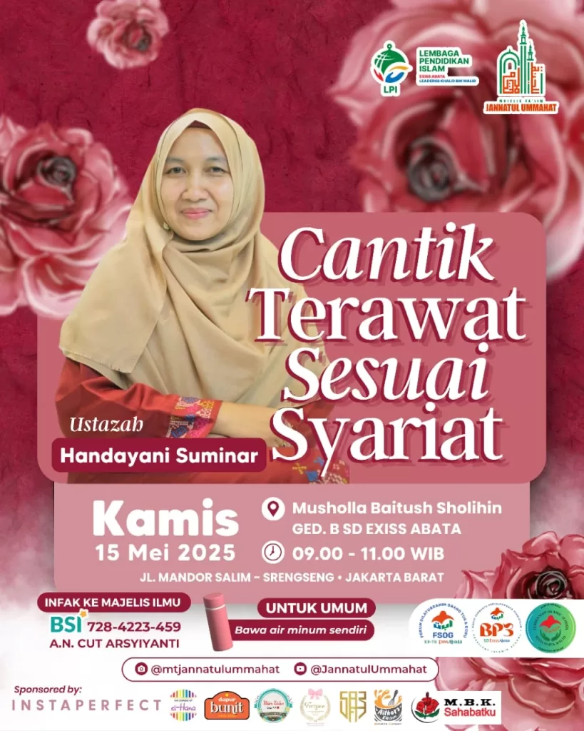 Kajian Spesial Jannatul Ummahat : Cantik Terawat Sesuai Syariat